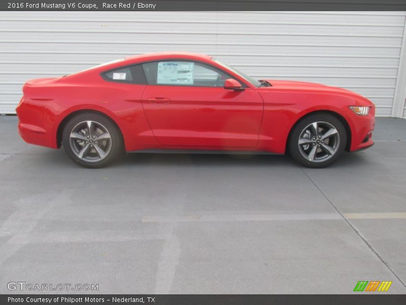 Race Red / Ebony 2016 Ford Mustang V6 Coupe