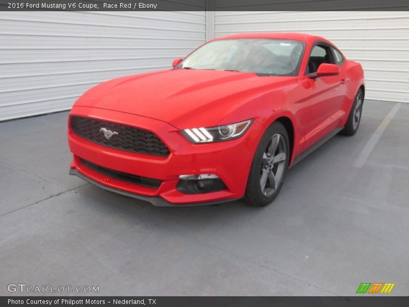 Race Red / Ebony 2016 Ford Mustang V6 Coupe