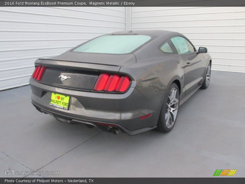 Magnetic Metallic / Ebony 2016 Ford Mustang EcoBoost Premium Coupe