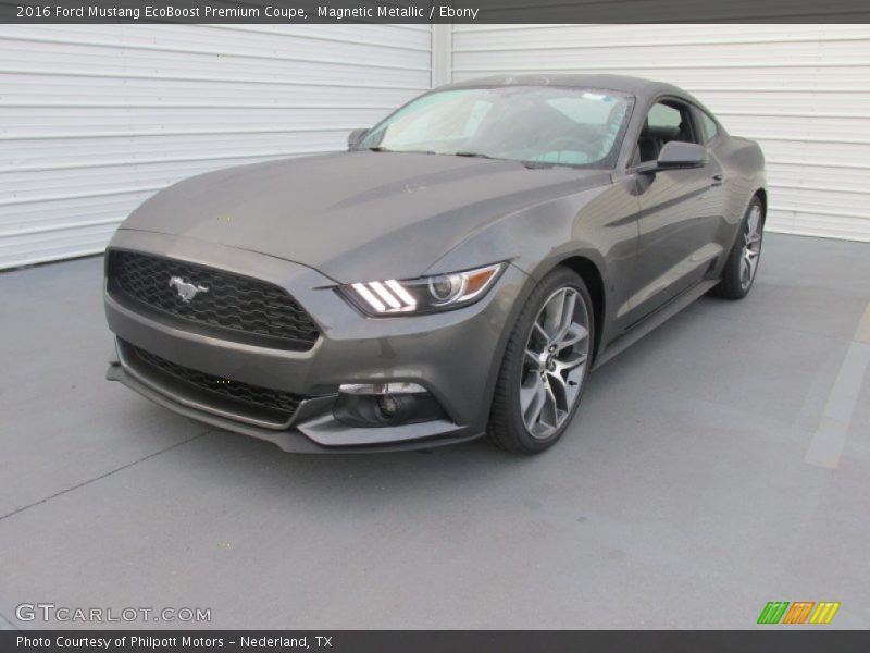 Front 3/4 View of 2016 Mustang EcoBoost Premium Coupe