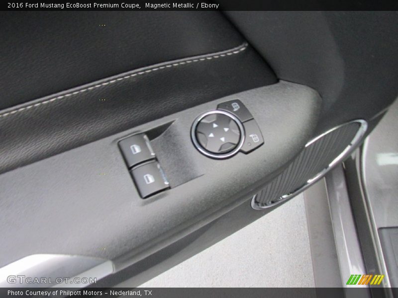 Magnetic Metallic / Ebony 2016 Ford Mustang EcoBoost Premium Coupe