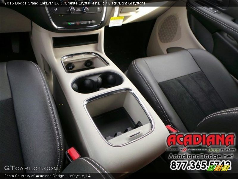 Granite Crystal Metallic / Black/Light Graystone 2016 Dodge Grand Caravan SXT