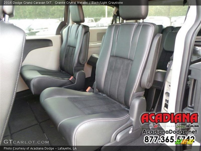 Granite Crystal Metallic / Black/Light Graystone 2016 Dodge Grand Caravan SXT