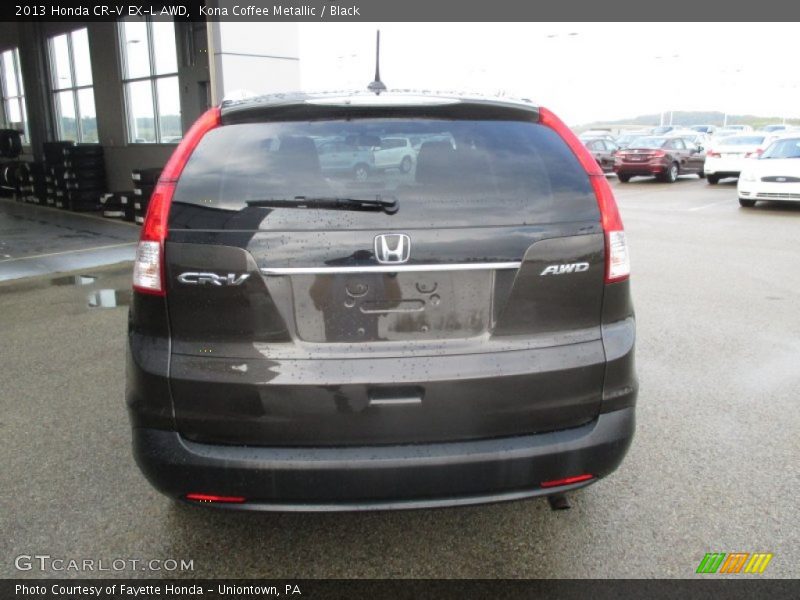 Kona Coffee Metallic / Black 2013 Honda CR-V EX-L AWD