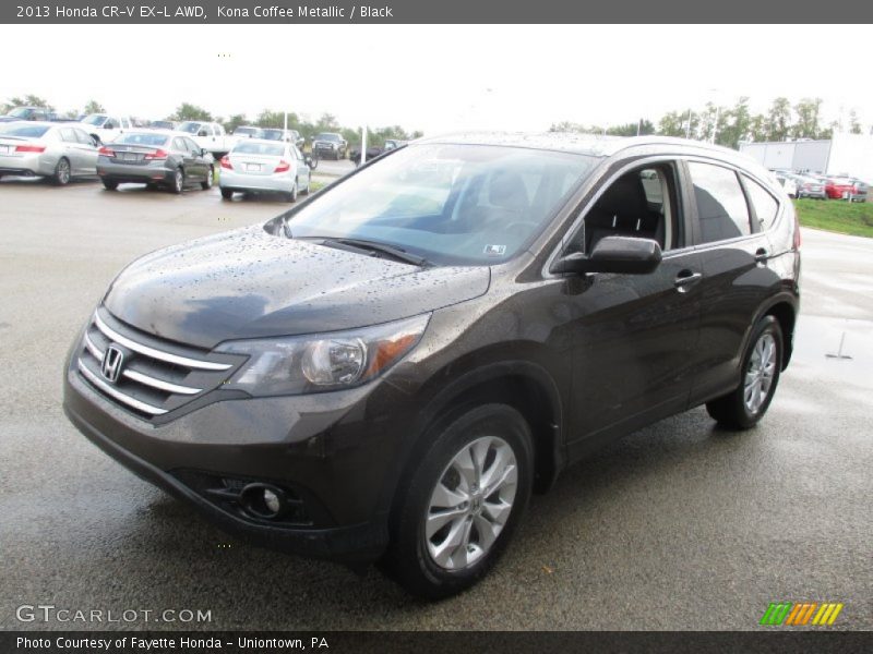 Kona Coffee Metallic / Black 2013 Honda CR-V EX-L AWD