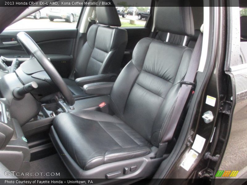 Kona Coffee Metallic / Black 2013 Honda CR-V EX-L AWD