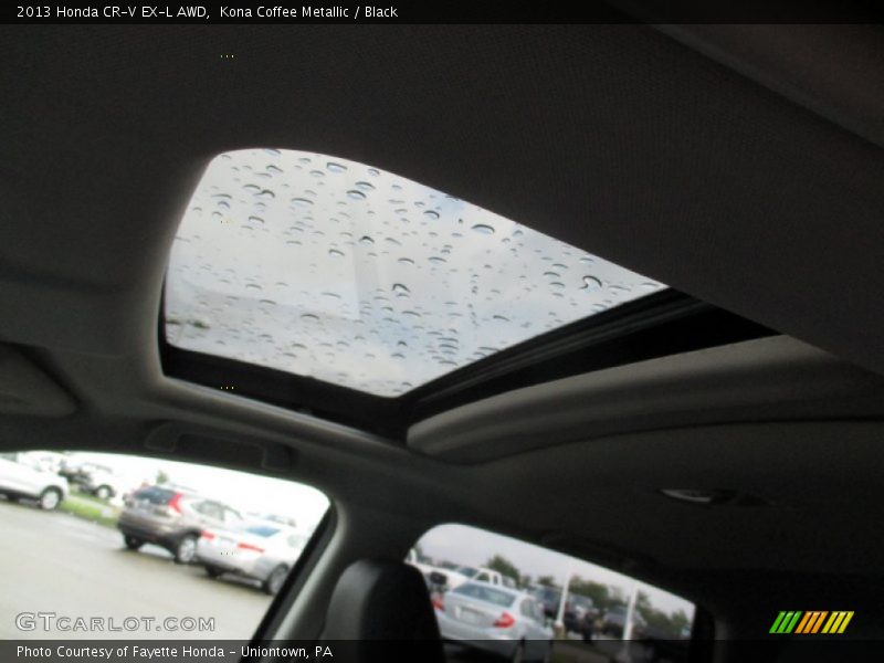 Kona Coffee Metallic / Black 2013 Honda CR-V EX-L AWD