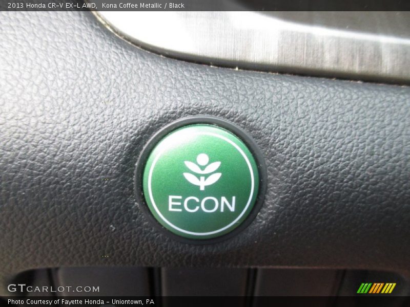Kona Coffee Metallic / Black 2013 Honda CR-V EX-L AWD