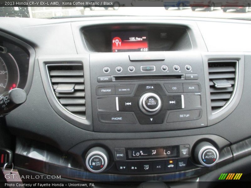 Kona Coffee Metallic / Black 2013 Honda CR-V EX-L AWD