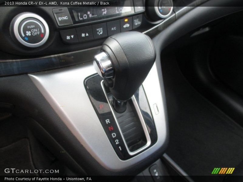 Kona Coffee Metallic / Black 2013 Honda CR-V EX-L AWD
