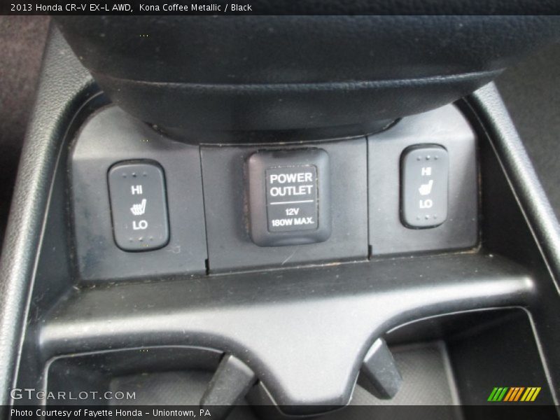 Kona Coffee Metallic / Black 2013 Honda CR-V EX-L AWD