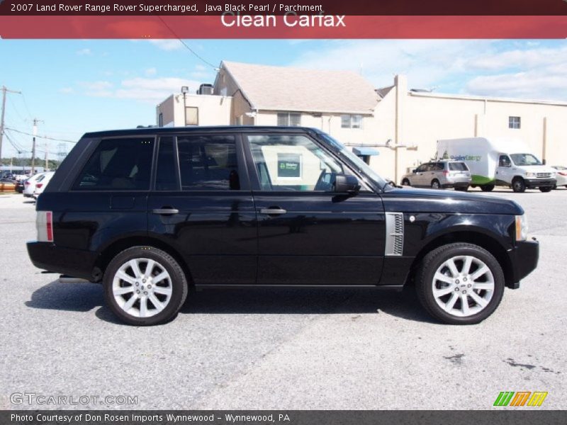Java Black Pearl / Parchment 2007 Land Rover Range Rover Supercharged