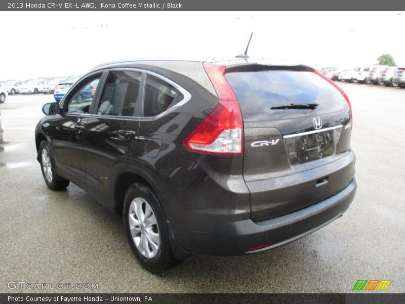 Kona Coffee Metallic / Black 2013 Honda CR-V EX-L AWD