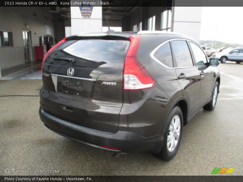 Kona Coffee Metallic / Black 2013 Honda CR-V EX-L AWD