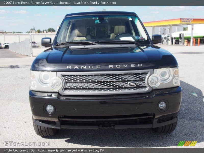 Java Black Pearl / Parchment 2007 Land Rover Range Rover Supercharged