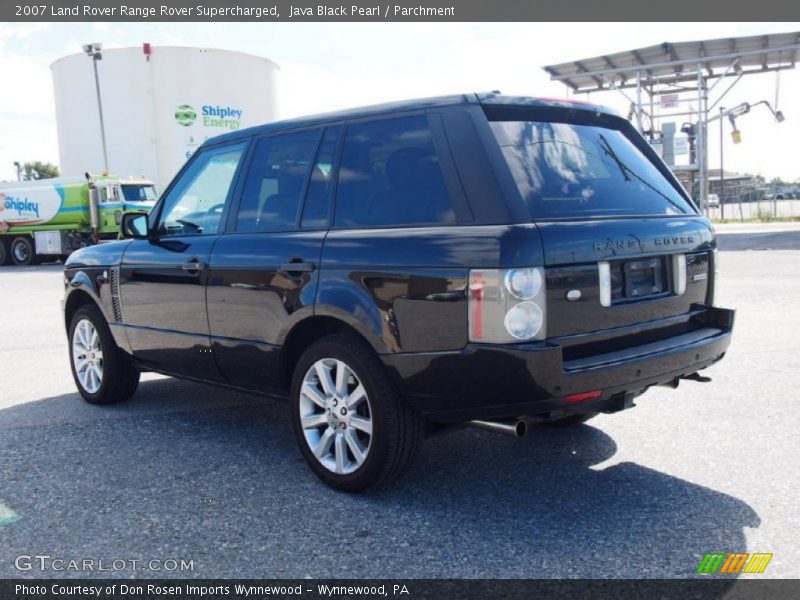 Java Black Pearl / Parchment 2007 Land Rover Range Rover Supercharged