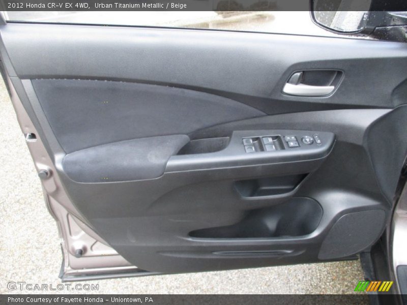 Urban Titanium Metallic / Beige 2012 Honda CR-V EX 4WD