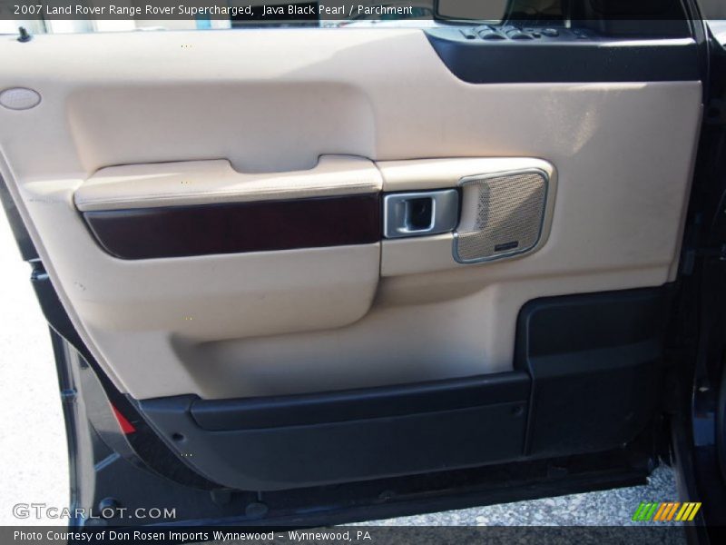 Java Black Pearl / Parchment 2007 Land Rover Range Rover Supercharged