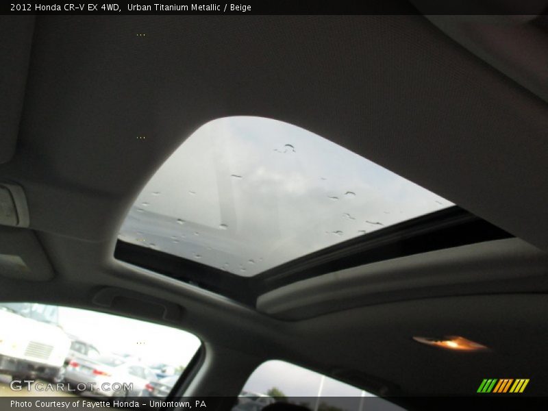 Urban Titanium Metallic / Beige 2012 Honda CR-V EX 4WD