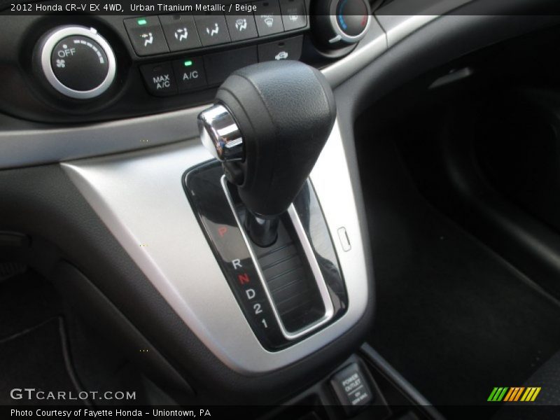 Urban Titanium Metallic / Beige 2012 Honda CR-V EX 4WD