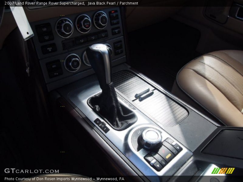 Java Black Pearl / Parchment 2007 Land Rover Range Rover Supercharged