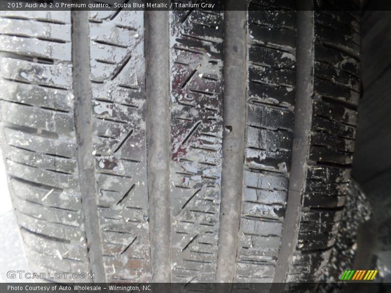 Scuba Blue Metallic / Titanium Gray 2015 Audi A3 2.0 Premium quattro