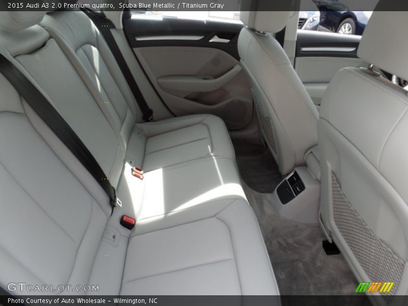Scuba Blue Metallic / Titanium Gray 2015 Audi A3 2.0 Premium quattro