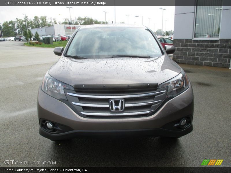 Urban Titanium Metallic / Beige 2012 Honda CR-V EX 4WD