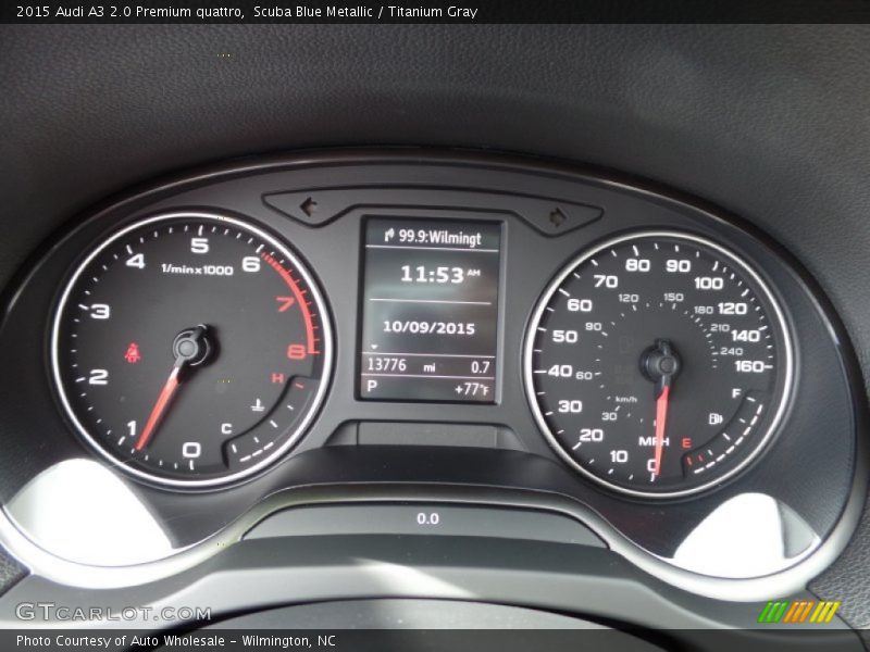  2015 A3 2.0 Premium quattro 2.0 Premium quattro Gauges