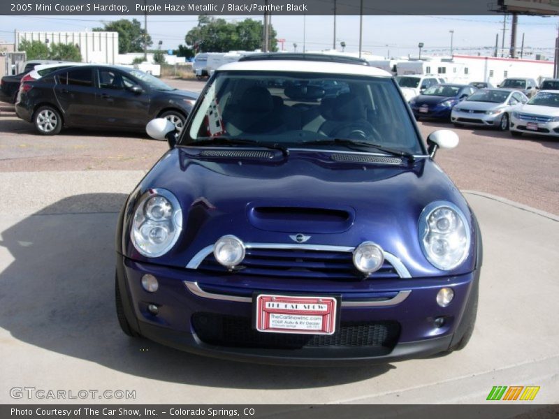 Purple Haze Metallic / Black/Panther Black 2005 Mini Cooper S Hardtop