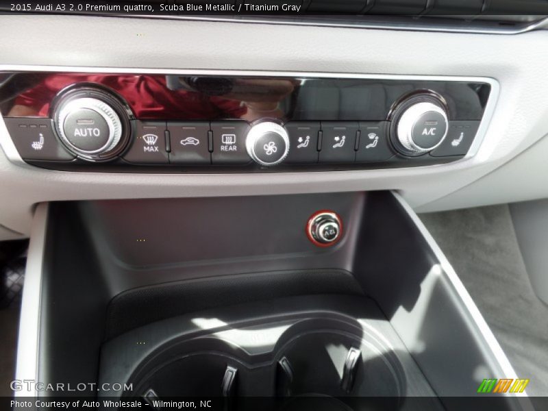 Scuba Blue Metallic / Titanium Gray 2015 Audi A3 2.0 Premium quattro