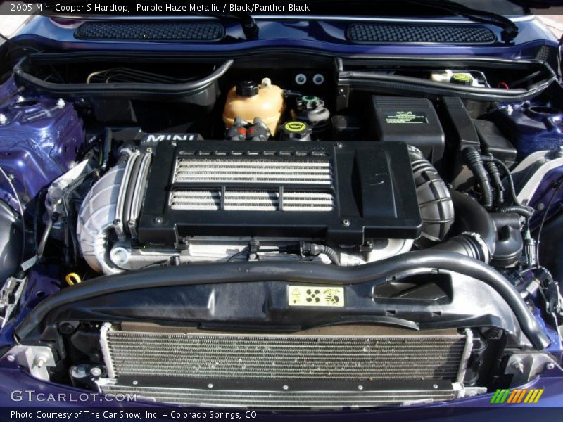 Purple Haze Metallic / Black/Panther Black 2005 Mini Cooper S Hardtop