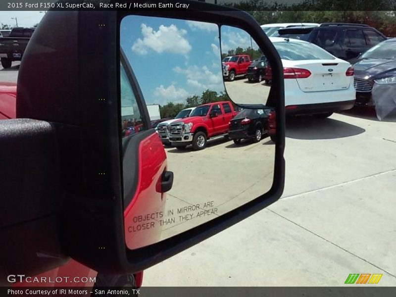 Race Red / Medium Earth Gray 2015 Ford F150 XL SuperCab
