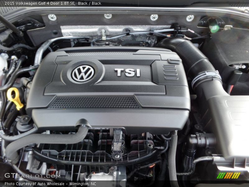 Black / Black 2015 Volkswagen Golf 4 Door 1.8T SE