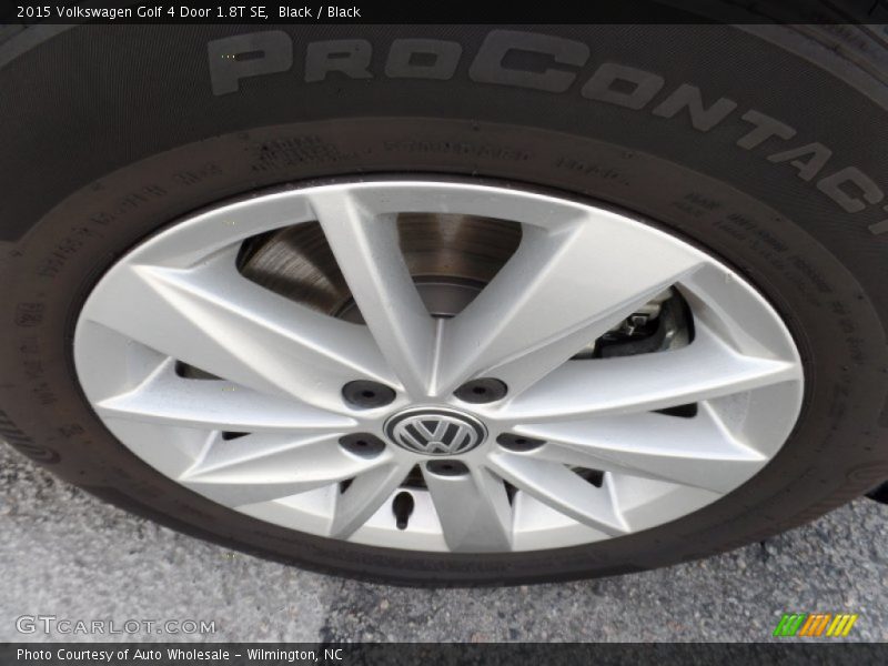 Black / Black 2015 Volkswagen Golf 4 Door 1.8T SE