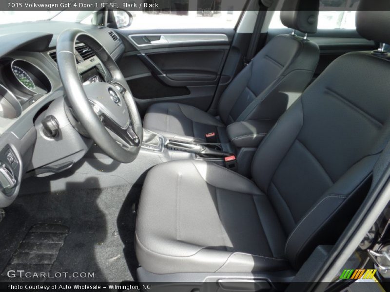 Black / Black 2015 Volkswagen Golf 4 Door 1.8T SE