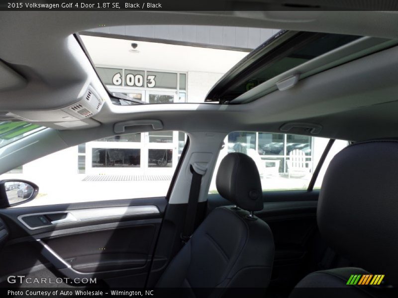 Black / Black 2015 Volkswagen Golf 4 Door 1.8T SE
