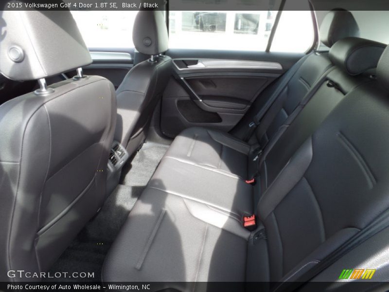 Black / Black 2015 Volkswagen Golf 4 Door 1.8T SE