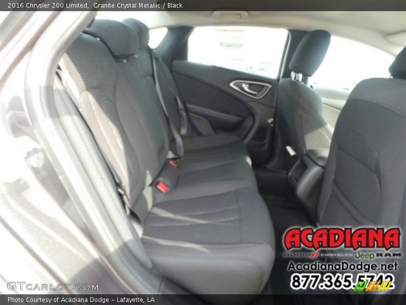 Granite Crystal Metallic / Black 2016 Chrysler 200 Limited