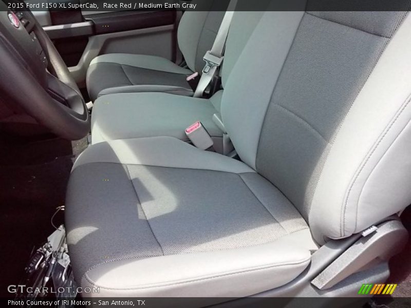 Race Red / Medium Earth Gray 2015 Ford F150 XL SuperCab