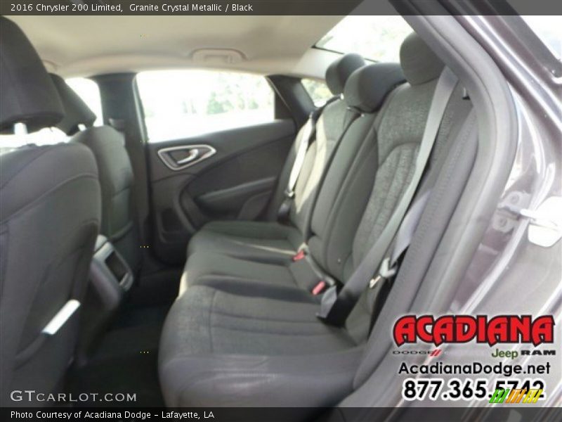 Granite Crystal Metallic / Black 2016 Chrysler 200 Limited