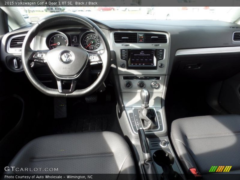 Black / Black 2015 Volkswagen Golf 4 Door 1.8T SE