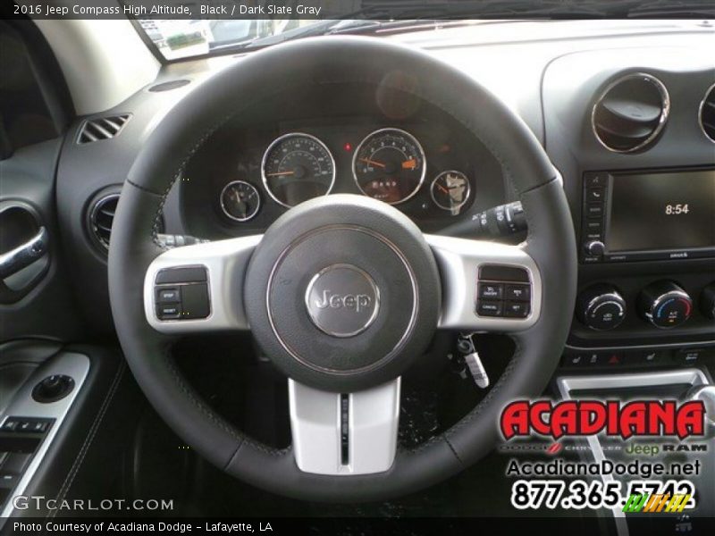 Black / Dark Slate Gray 2016 Jeep Compass High Altitude