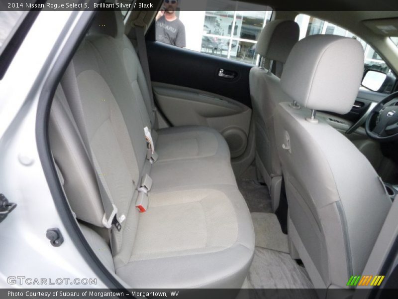 Brilliant Silver / Black 2014 Nissan Rogue Select S