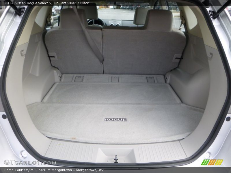 Brilliant Silver / Black 2014 Nissan Rogue Select S