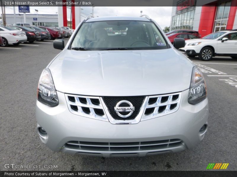 Brilliant Silver / Black 2014 Nissan Rogue Select S