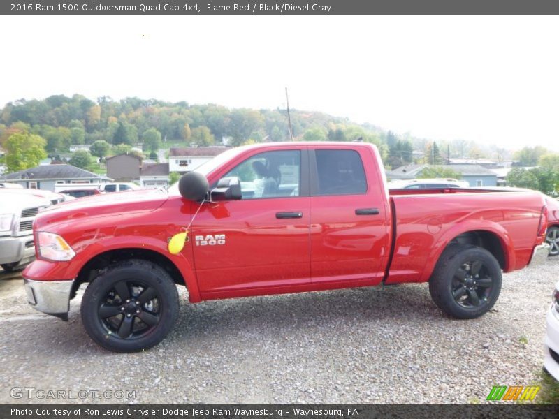  2016 1500 Outdoorsman Quad Cab 4x4 Flame Red