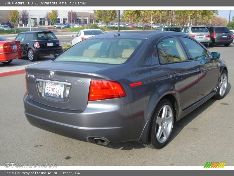 Anthracite Metallic / Camel 2004 Acura TL 3.2