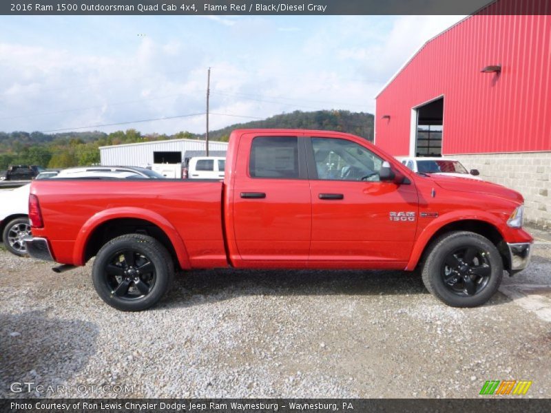  2016 1500 Outdoorsman Quad Cab 4x4 Flame Red