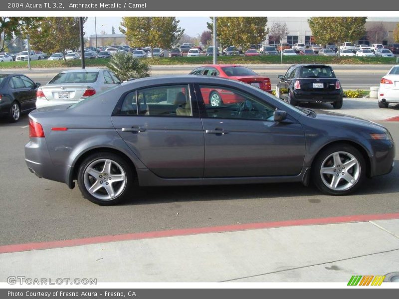 Anthracite Metallic / Camel 2004 Acura TL 3.2